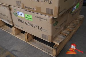 Approx 1000 X Eco Fresh Disposable Food Trays, Re-Order Code 7001, In A Box, Unopened