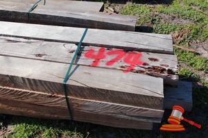 474 · MULTIPLE JARRAH SLEEPERS, 57 LINEAL/M, 200 X 100