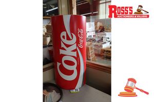 31 · VINTAGE GIANT COCA-COLA COOLER, UNTESTED