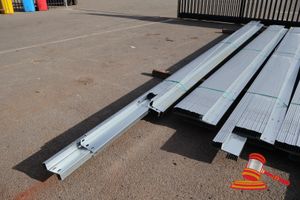 40 · PACK OF GALVANISED STEEL Z PURLINS, APPROX 150 X 1.5MM, 4@6.4M, 7@6.2M,2@7.4M AND 4@7.7M