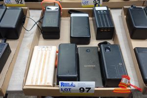 97 · APPROX 7 X POWER BANKS, VARIOUS BRANDS AND MH CAPACITY INCLUDING DIGITECH, (UNTESTED)