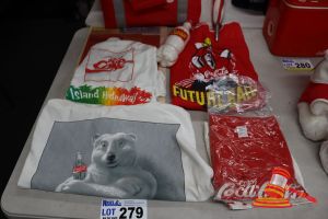 279 · BUNDLE OF ASSORTED VINTAGE COCA-COLA T-SHIRTS