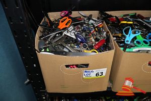 63 · BOX OF ASSORTED SURRENDERED ITEMS, NO INSPECTION