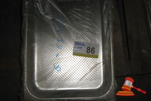 86 · 6 x GASTRONORM REFORMATTED TRAYS, 65mm DEEP 1/1 NO LIDS