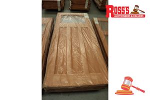 Timber Door With Panel (No Glass), Code: Ed 84, 2040 X 820 X 40mm