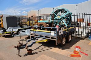 10 · 2009 Talen Dale P/L Bore PumpTrailer, Blue, Tandem, Reg #: Unlicensed VIN: 6T9T20AAN90AAB033 Features: ATM 2000Kg, Ring Hitch, Jockey Wheel, 7 Pin Large Round Trailer Plug, Bore Pump Control Panel 415V, Large Hose Reel With Hose, Fire Extinguisher, Spare Tyre, Powered HATZ Diesel Engine. (Asset # LT54) Panel: FAIR, Paint: FAIR, Tyres: FAIR, Overall Condition: FAIR