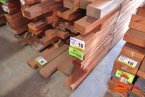 18 · PACK OF JARRAH P/DSD, 75 x 50, QTY 7/1.5M, 17/1.2M, 36/0.9M (PACK ID# 33)