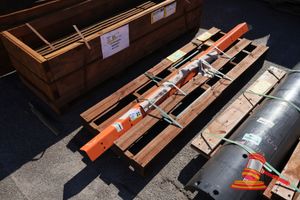 Hitachi Plate Y0c13k:Ya00030168, Approx Dimensions L2100mm X W130mm (S44#4973662049, Dr#1410, Brockman 4)