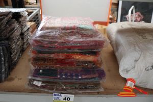 40 · BUNDLE OF COLOURFUL CUSHION COVERS, 60 x 60cms
