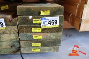 6x Lengths Of Structural Mgp 10, H4 Treated Pine Timber, Approx 240 X 45mm X 2.4m