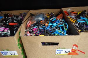 68 · BOX OF ASSORTED SURRENDERED ITEMS, NO INSPECTION