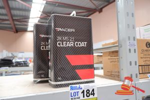 184 · 2x PACER 2K MS 2:1 CLEAR COAT, 4L EACH