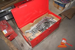 Pipe Welding Aligner. Heavy Duty. Max Diam Approx 1000mm. In Red Tool Box