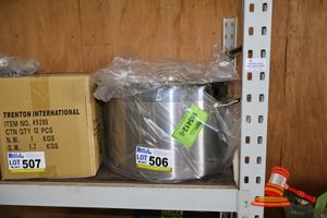 506 · S/S STOCKPOT W/COVER 40LT