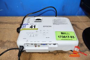 41 · EPSON PROJECTOR, MODEL: EB-X41, SOME SCRATCHES/MARKS, UNTESTED, (POWER CABLE INCLUDED)