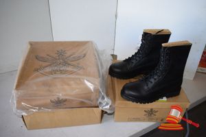 Unused Lot of 3 Pairs of Poron 4000 Lace Up Work Safety Boots, Size 4.5