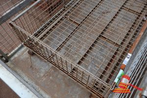 Steel Wire Cage Long Approx Dimensions 17200mm L X 1000mm W X 440mm H