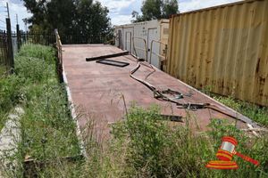 9 · 1 X TRUCK LOADING RAMP WITH K HITCH LANDING LEGS,MODEL: KH2500026, CAPACITY: 28,000 KG STATIC LOAD: 80,000 KG PER PAIR,APPROX 12M (SOME RUST ) WITH TYNE POCKETS