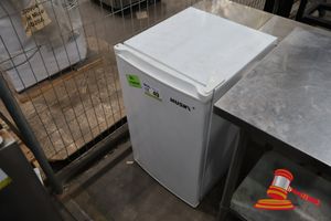 49 · 1 X HUSKY REFRIGERATOR, WHITE, UNTESTED, SOME MARKS, APPROX; 490MM W X 520MM D X 930MM H