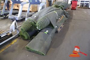 Astro turf - various sizes Total of over 200sqm in 9 pieces > Carpet - Astro Turf Green - 2.4m x 3.8 x1 > Carpet - Astro Turf Green - 11.2m x 3.88m x2 (Car burn out marks from client) > Carpet - Astro Turf Green - 6.03m x 3.05m x1 > Carpet - Astro Turf G