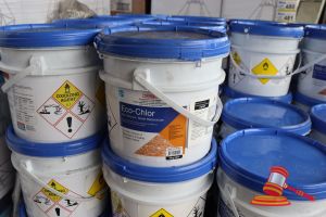 2x TUBS OF ECO-CHLOR DRY CHLORINE TABLET BACTERICIDE (GRANULAR), 10kg PER TUB