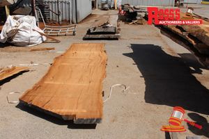 CMAR203- MARRI STANDARD TO SELECT GRADE 950-1100x70mm @ 3.9m - Rough Sawn Slab