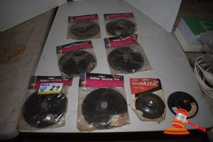 Unused Lot of 7 Gentry 125mm Rubber Backing Pads