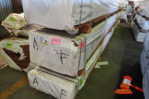 75 · PACK OF JARRAH SKIP DRESSED, FEATURE, 135mm x 19mm, PACK SIZE L5.MT x W550mm x H460mm =850/900kg, 408LM (PACK# 320027085)