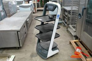 131 · PUDUBOT PD9 DELIVERY ROBOT - SERIAL:PD9182214435007. WHITE. FEATURES ADJUSTABLE TRAY, INTERACTIVE LIGHT STRIP, ANTI-SUNLIGHT LIDAR FOR SAFER OPERATION, VISUAL POSITIONING, ALL ALUMINIUM FRAME, 3D OBSTACLE AVOIDANCE, 10 AMP 1 PHASE. APPROX 516MMW X 500MMD X 1288MMH,35KG (797548) UNTESTED