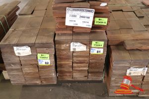 Jarrah Skip Dressed, Feature, 145mm X 23mm, 108lm, Random Lengths, Qty 0.405m3 (L1900 X W450 X D500 Transport Size Only Approx) (Pack# 2457142)