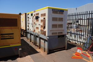 1 X Uon Pro Power Diesel Generator, Model: Lc250v, Sn:Lc250v-Mo1-18-00001, 250kva, Dimensions: 2430(H) X 1500(W) X 3960(L)Mm, Untested (Some Marks) Asset : Ge7091