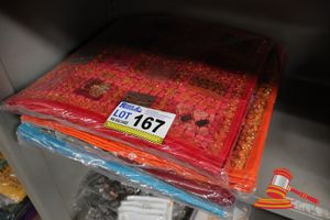 167 · BUNDLE OF COLOURFUL CUSION COVERS, 40 x 40cms