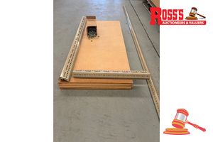 Slotted Angled Shelving, Un-Assembled, Consisting Of 4x Angles (3635mm), 10x Angles (1195mm), 10x Angles (610mm), And 5x Chipboard Shelves (1210 X 605 X 16mm) With Nuts And Bolts