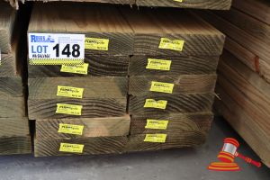 12x Lengths Of Non-Structural, H4 Treated Pine Timber, Approx 190 X 45mm X 3m