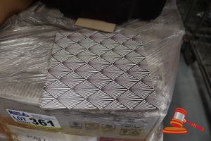 361 · PALLET OF KIM-CAMERON SILVER GREY STRUCTURED FLOOR TILES, 200 x 200 x 6.0mm, 57 BOXES, 79.80m2 TOTAL