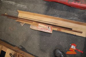 2 X Caterpillar Threaded Rod, Part 9u7692 (Poss Unused) (S44#4974632006/A, Dr#1767, Brockman2)