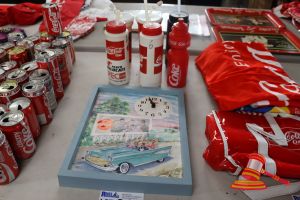 BUNDLE WITH COCA-COLA WATER BOTTLES AND CLOCK