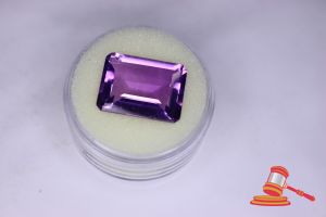 Amethyst, Emerald Cut, 9.8 Cts