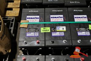 7 · 2 X KOMATSU BATTERY, 12V, 58D0601190, RC 440, CCA(A): 1425, REF.CA @0C; 1755, (UNTESTED), APPROX; 480MM D X 260MM W X 230MM H
