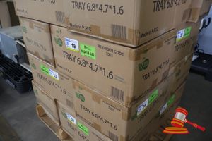 Approx 1000 X Eco Fresh Disposable Food Trays, Re-Order Code 7001, In A Box, Unopened