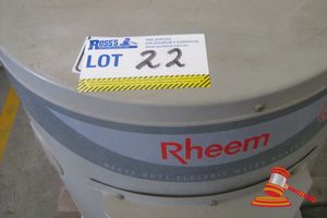 22 · RHEEM 50L WATER HEATER, SINGLE PHASE, INCLUDES STAND
