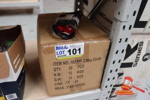 Box Of Dual Outlet Split Leads, Untested