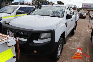 2014 Ford Ranger Dual Cab Tray White, 4 x 4, Auto, Diesel Reg #: Unlicensed ODO: 0 Kms Showing on Clock **Odometer Reader Not Working** Reported as 141,000kms @ 20/4/2026 Eng #: P5AT1106950 VIN: MNAUMEF50EW276135 Features: Air Conditioning, Power Steering, Smartbar, Spotlight, Towbar, Toolbox, Simoco SRM9022 Radio. (S44#RITM0747648), (Disp# 1336), (Asset # 03P7352), (*Key # 55, WP# 4941*) Condition: **Front Passenger Door Dented.** Panel: POOR, Paint: FAIR, Glass: FAIR, Tyres: FAIR, Dash: FAIR,