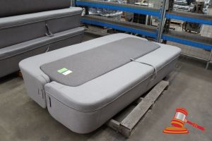 1 X Transformer Sofa, 2-Tone Gray Upholstery, (Sofa Or Ottoman) L2130 X W1300 X H400, (Near New Condition)