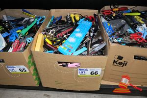 66 · BOX OF ASSORTED SURRENDERED ITEMS, NO INSPECTION