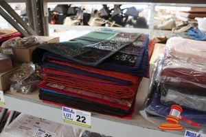 22 · BUNDLE OF COLOURFUL BEADED CUSHION COVERS, 60 x 60cms