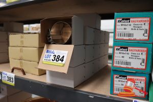 384 · BUNDLE OF METAL CLAMPS