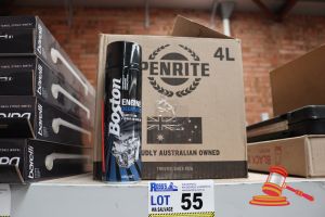 55 · BOX OF BOSTON ENGINE DEGREASER, 400g