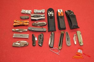 20 X Assorted Multi Purpose Tools And Pocket Knives