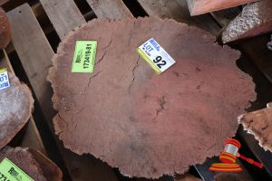 Jarrah Slice/Cookie, L400/500mm X W200/300mm X D30/40 X Qty 2, Approx Sizes